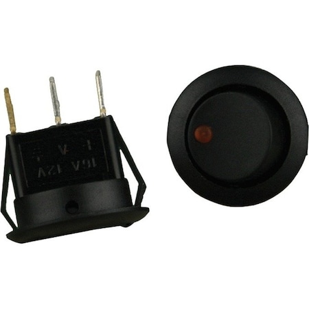 Install Bay Rocker Switch Round Orange LED IBRRSO