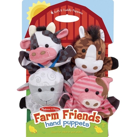 Melissa & Doug Farm Friends Hand Puppets 9080