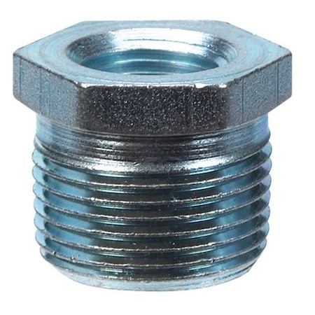 Billco 753288000087 0.75 x 0.25 in. Hex Bushing in Galvanized Steel, 5PK 41407