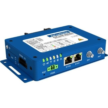 Advantech INDUSTRIAL4G LTE ROUTER&GATEWAY 2 10/100 1X RS232 1X485 2SIM NOACC ICR-3241