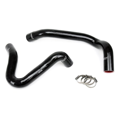 Hps Performance High Temp Reinforced Silicone Radiator Coolant Hose Kit, Black, 57-1331-BLK
