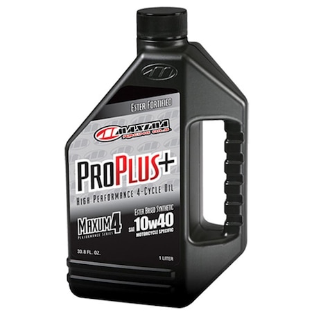 Maxima 1 Litre Pro Plus 10W40 Maxum 4 Series Synthetic Motorcycle Engine Oil 30-02901