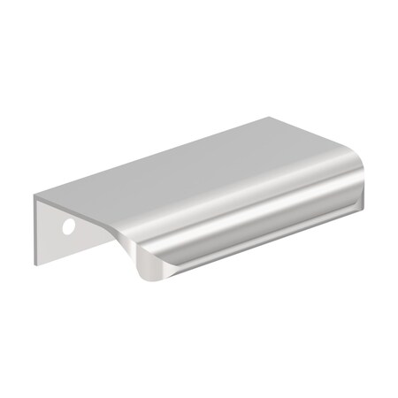 Amerock Streamline Tab 3 inch (76mm) Length Polished Chrome Cabinet Edge Pull, 10PK 10VMP3720126