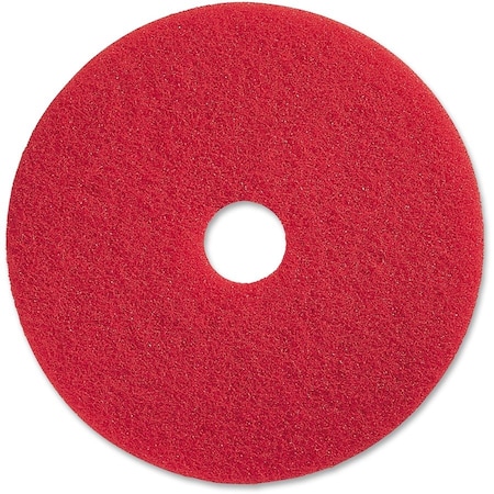 Genuine Joe Buffing Floor Pad - 20 Diameter - 1 Thickness - Red, 5PK GJO90420