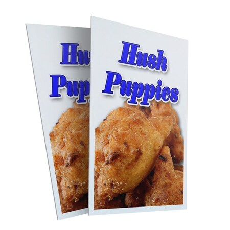 Signmission Hush Puppies, Plastic Signs Only 24 Inch x 36 Inch, Corrugated Plastic, 2PK CSB-2436-2PACK-Hush Puppies