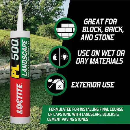 Loctite PL 500 10 Oz. Landscape Adhesive 1654392
