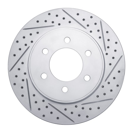 Dynamic Friction Co DFC Geoperformance Rotor - Drilled and Slotted 830-54186R