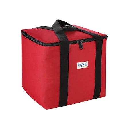 Cac Foodservice CAC BagTec Delivery Bag Catering Red 12x12x12 in BTCA-1212R