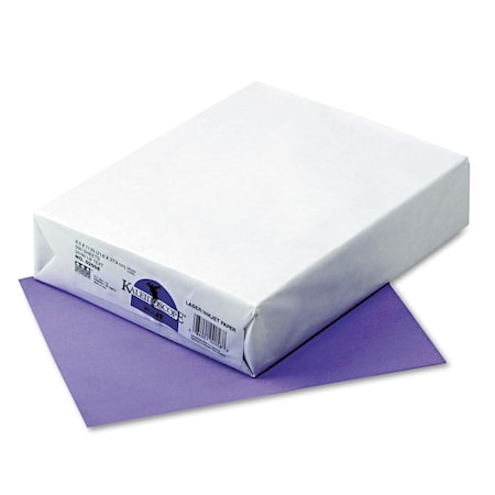 Pacon Kaleidoscope Multipurpose Colored Paper, 24 lb Bond Weight, 8.5 x 11, Violet, 500PK P102058