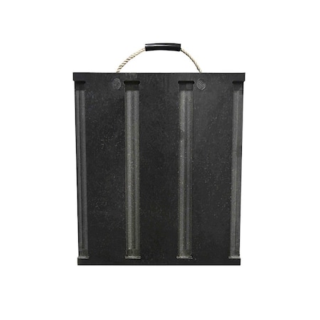 Mytee Products 2 inx24 inx24 in Black Cribbing Block Base Plate w/ High Density Polymer Material CB-Base24x24