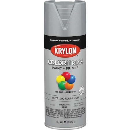 Krylon ColorMaxx 12 Oz. Metallic Spray Paint Aluminum K05587007
