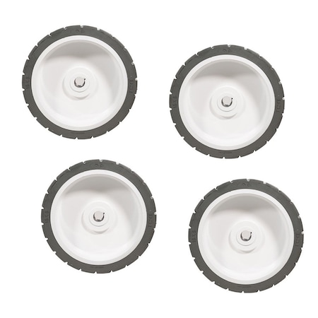 Mytee Products Haulotte 2820302890, Scissor Lift Tires 15 inx5 in, Plain, Non-Marking Wheel, 4PK SL-HAULOTTE-15-5x4