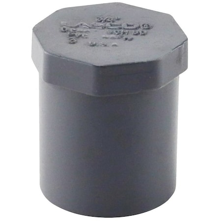 Genova LASCO 849007BC Pipe Plug, 34 in, MIP, PVC, SCH 80 Schedule 849007-BC