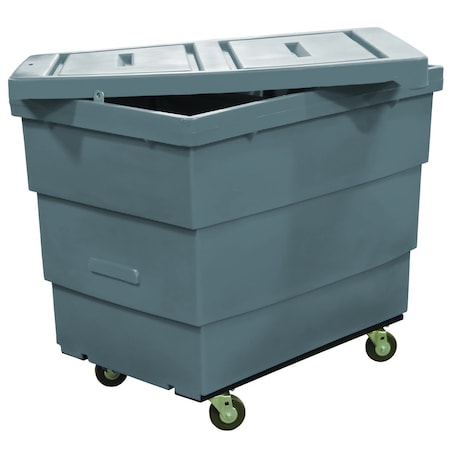 Royal Basket Trucks Cube Truck, Gray, Rubber G11-GRX-RLA-4HNN