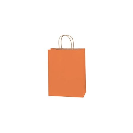Bubblefast 250-10 x 5 x 13'' Orange Tinted Shopping Bags, 250PK BFBGS117O