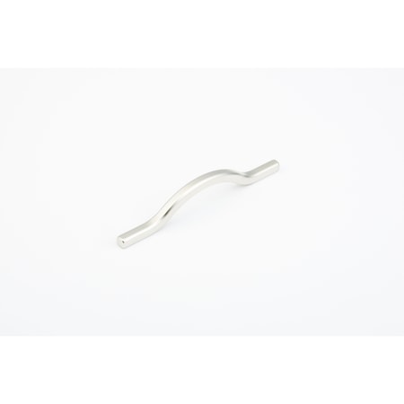Schaub 96mm to 128mm Center to Center Sorrento Arched Cabinet Pull Satin Nickel Finish 308-15