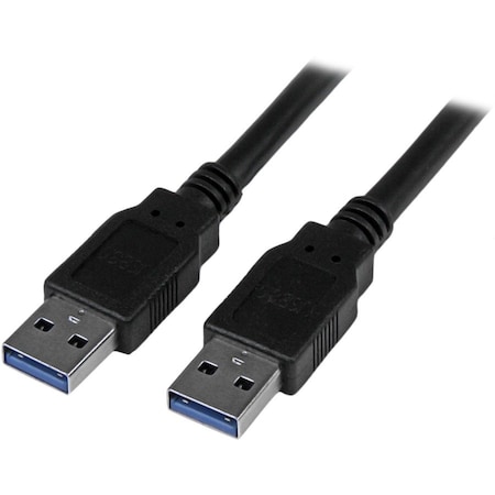 Startech.Com 6FT BLACK SUPERSPEED USB 3.0 CABLE AA USB3SAA6BK
