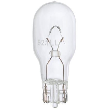 Eiko Peak Miniature Automotive Bulb, 12.8 V, 18 W, Incandescent Lamp, Wedge, Clear 921LL-BPP