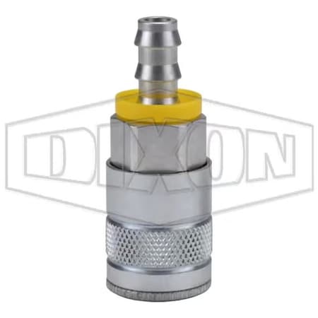 Dixon Tru-Flate Air Chief Automotive Quick Connect Coupler, 3/8 in Nominal, 300 psi Pressure, Steel, Domes DC644L