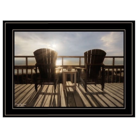 Homeroots Front Row Seats 1 Black Framed Print Wall Art 406931