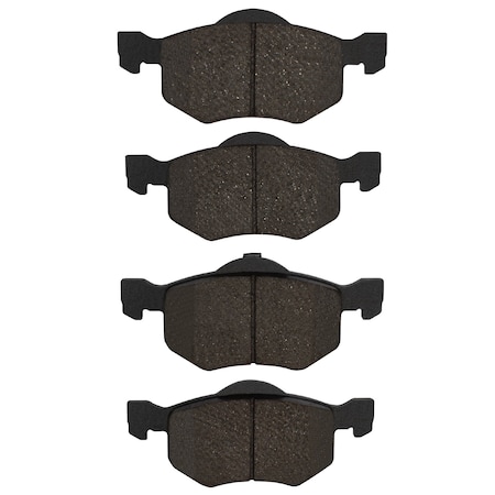 Dynamic Friction Co DFC 5000 Advanced Brake Pads - Ceramic 1551-0843-00