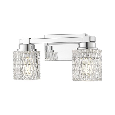 Z-Lite Jacqueline Chrome 2 Light Vanity 6101-2V-CH