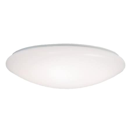Metalux Round Flush Mount Ceiling Light, 120 V, 213 W, LED Lamp, 1600 Lumens Lumens, Steel Fixture FM15WRCCR