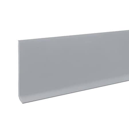 Zoro Select Wall Base Molding, 120 ft L, Silver Gray 820N94