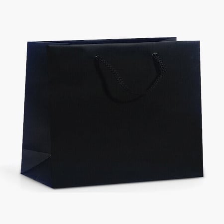 Nashville Wraps Black Matte Gift Bags, Medium 13x5x10, 100PK MTMBBK