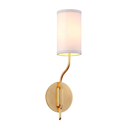 Troy Lighting Juniper 1 Light Wall Sconce 5.5 In. Textured Gold Leaf B6161