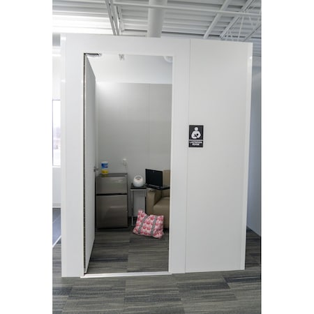 Swiftwall Lactation Room Pop Up Pod, 6X6 Room, Electrical Pass Through, 2 Plug Electrical Add On, P C-LR-ABS-KIT-W-ADA