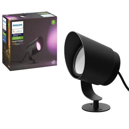 Signify 7.5 x 4.4 in. Hue Matte Low Voltage 15W LED Spotlight 3009524