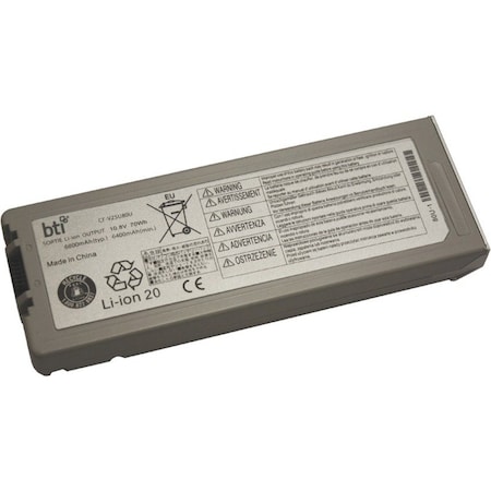 Battery Technology BTI Battery - For Notebook - Battery Rechargeable - 6800 mAh - 10.8 V DC CF-VZSU80U-BTI