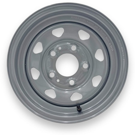 Steel Master 12X4 5 On 4.5 Silver Boxed Wheels 600550SIL