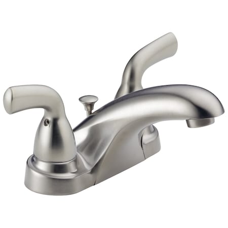 Delta Foundations Two Handle Centerset Bathroom Faucet B2510LF-SS