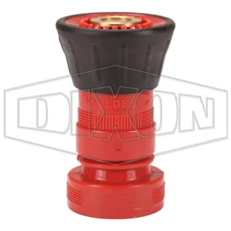 Dixon Fog Nozzle with Bumper, 1-1/2 in Inlet, Polycarbonate Body FNB150S-D