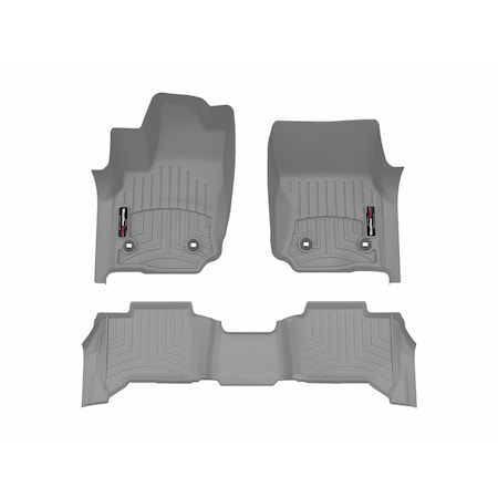 Weathertech Grey  Front and Rear Floorliners, 2025 Toyota  4Runner 461919-1-2