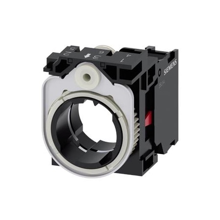 Siemens holder, 3-way, plastic, 1 NC, screw terminal 3SU1500-1AA10-1CA0