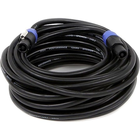 Monoprice 50ft 2-conductor NL4 Female to NL4 Female 12AWG Speaker Twist Connector Cable 8771