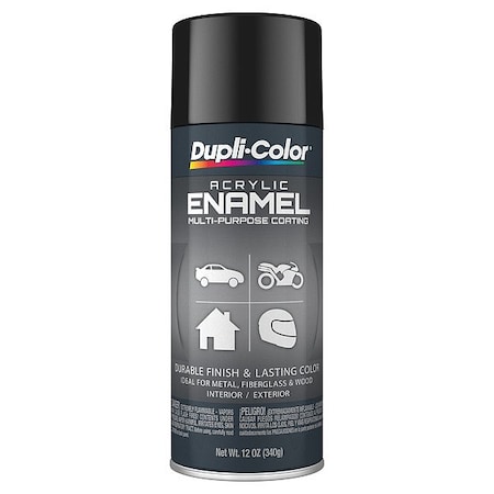 Dupli-Color Automotive Coating, Black, 12 oz EDA160007