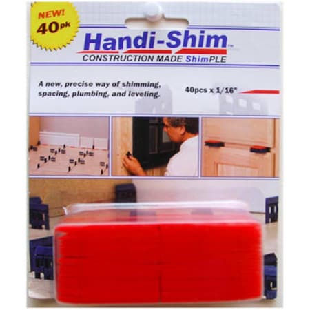 Watman HS11640RD 0.06 in. Red Shim, 40PK 133076