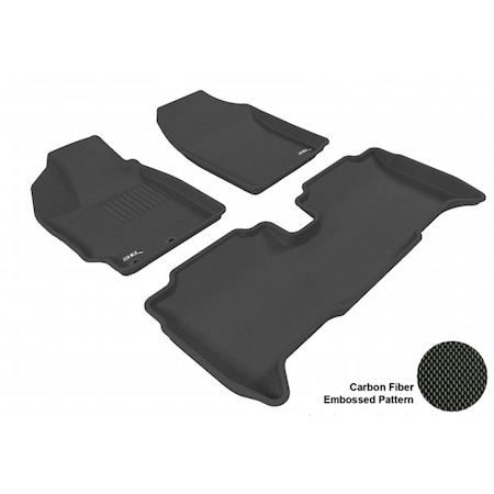 3D Maxpider SCION XD 2013 KAGU BLACK R1 R2 POST Floor Mat L1SC00301509