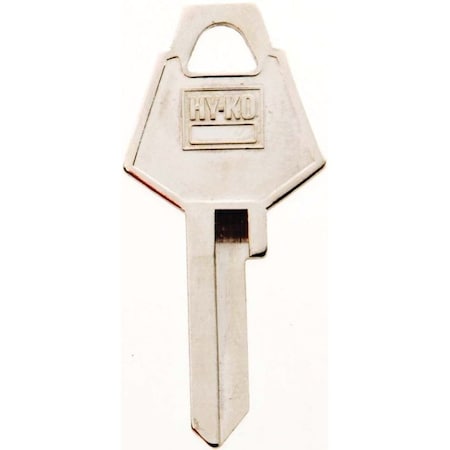 Hy-Ko Key Blank, Brass, Nickel, For: XL Cabinet, House Locks and Padlocks 11010XL7