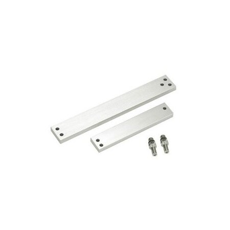 Hanchett Entry Systems Aluminum Frame Spacer Bracket for M62, 1/2in, 628/US28 Clear Anodized ASB-62CL