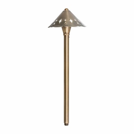Westgate AREA LIGHT, 12V/50W MAX, SOLID BRASS, MR16, ANTIQUE BRASS, W/ 3FT. CABLE, 3W, 3000K LA-118-BZ