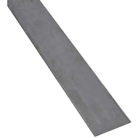 Stanley 4062BC Series Solid Flat Stock, 2 in W, 72 in L, 18 in Thick, Steel, Plain N316-174