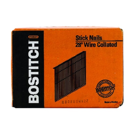 Bostitch Pneumatic Nail, Steel, Galvanized Finish, 11 ga S6DGAL-FH