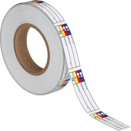 Brady B7569, 1in H x 3in W, Hmig Label, 720/Roll, 720PK 121445
