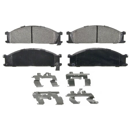 Wagner Brake QuickStop Front Disc Brake Pad Set Semi-Metallic, ZX333