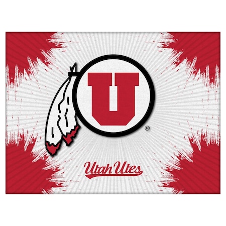 Holland Bar Stool Co University of Utah 15"x20" Canvas Wall Art LCnvs1520UtahUn